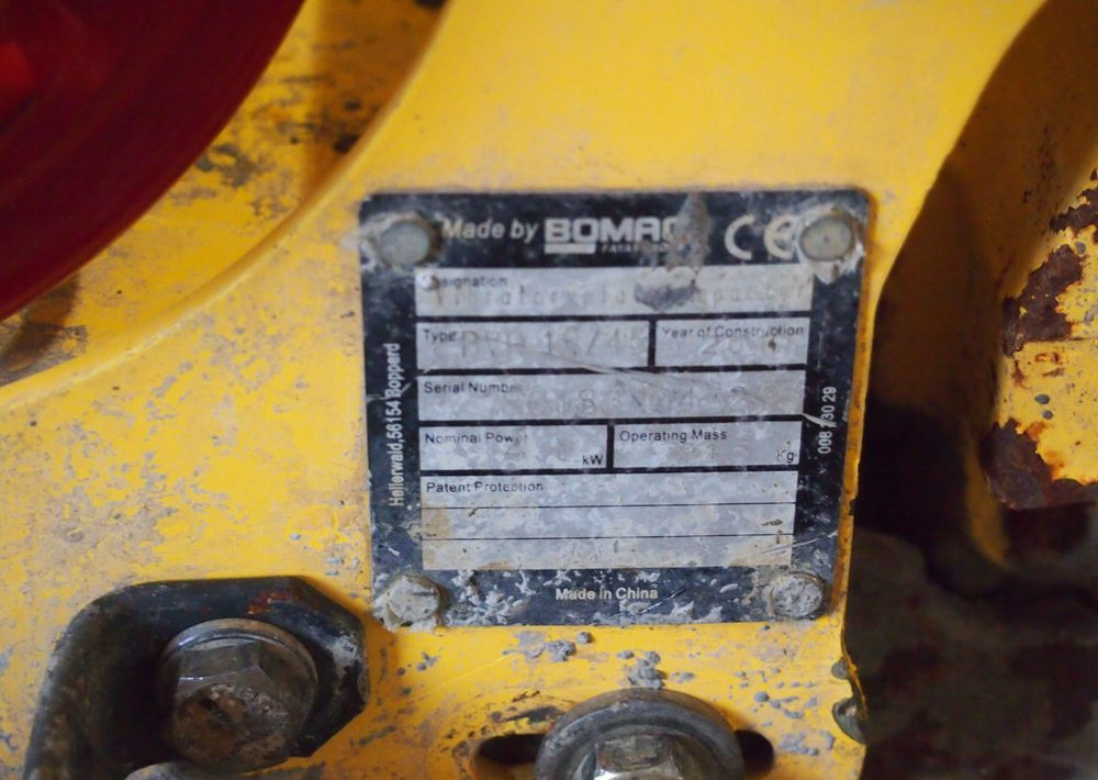 Ubijarka Bomag BVP 18/45 2019 Zagęszczarka Bomag 91 - Rüttelplatte: das Bild 4 Ubijarka Bomag BVP 18/45 2019 Zagęszczarka Bomag 91 - Rüttelplatte: das Bild 4