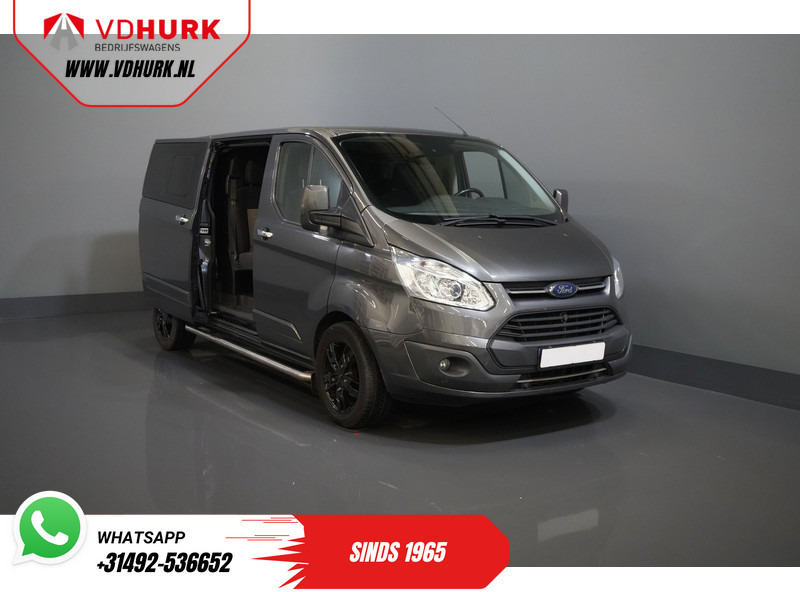 Kleintransporter, Transporter mit Doppelkabine Ford Transit Custom 2.0 TDCI 170 pk E6 Aut. L2 Limited DC Dubbel Cabine BPM VRIJ 2x Schuifdeur/ Stoelverw./ Navi/ Cruise/ Camera/ PDC/ Trekhaak: das Bild 8