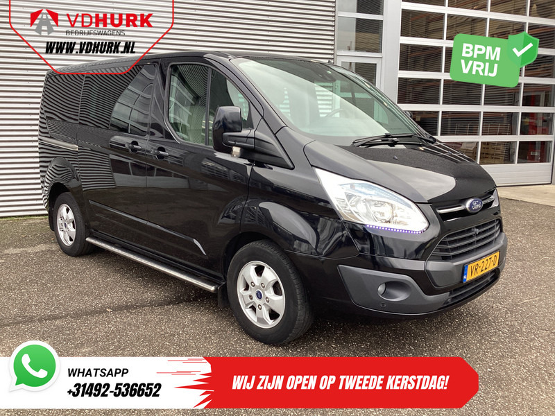 Ford Transit Custom 2.2 TDCI 155 pk Limited DC Dubbel Cabine 2xSchuifdeur/ Elek. Stoel/ Leder/ Stoelverw./ Sidebars/ Airco/ Navi/ Cruise/ Camera/ PD - Kleintransporter, Transporter mit Doppelkabine: das Bild 1 Ford Transit Custom 2.2 TDCI 155 pk Limited DC Dubbel Cabine 2xSchuifdeur/ Elek. Stoel/ Leder/ Stoelverw./ Sidebars/ Airco/ Navi/ Cruise/ Camera/ PD - Kleintransporter, Transporter mit Doppelkabine: das Bild 1