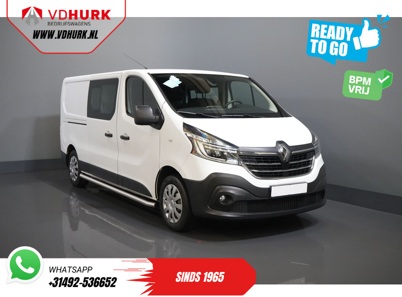 Kleintransporter, Transporter mit Doppelkabine Renault Trafic 2.0 dCi 120 pk L2 DC Dubbel Cabine BPM VRIJ! Ready2Go LED/ 2x schuifdeur/ Sidebars/ Carplay/ Climate/ Camera/ PDC/ Cruise/ Trekh: das Bild 1