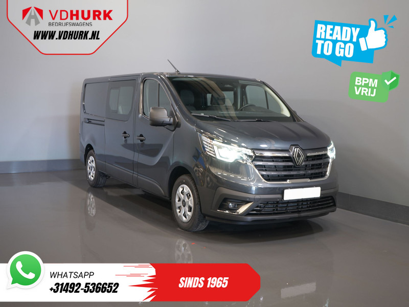 Renault Trafic 2.0 dCi 130 pk L2 BPM VRIJ! DC Dubbel Cabine LED/ 2xSchuifdeur/ Navi/ Carplay/ Camera/ PDC/ Cruise - Kleintransporter, Transporter mit Doppelkabine: das Bild 1 Renault Trafic 2.0 dCi 130 pk L2 BPM VRIJ! DC Dubbel Cabine LED/ 2xSchuifdeur/ Navi/ Carplay/ Camera/ PDC/ Cruise - Kleintransporter, Transporter mit Doppelkabine: das Bild 1