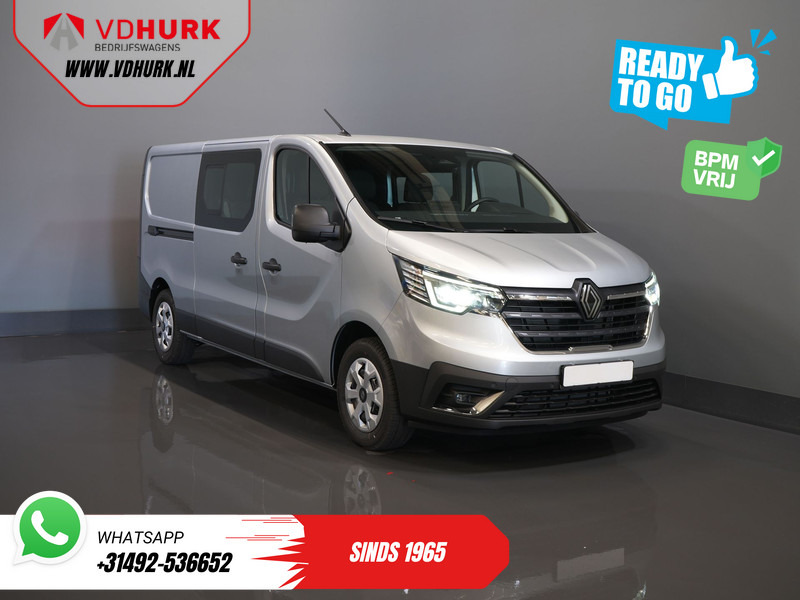 Renault Trafic 2.0 dCi 130 pk L2 BPM VRIJ! DC Dubbel Cabine LED/ 2xSchuifdeur/ Navi/ Carplay/ Camera/ PDC/ Cruise - Kleintransporter, Transporter mit Doppelkabine: das Bild 1 Renault Trafic 2.0 dCi 130 pk L2 BPM VRIJ! DC Dubbel Cabine LED/ 2xSchuifdeur/ Navi/ Carplay/ Camera/ PDC/ Cruise - Kleintransporter, Transporter mit Doppelkabine: das Bild 1