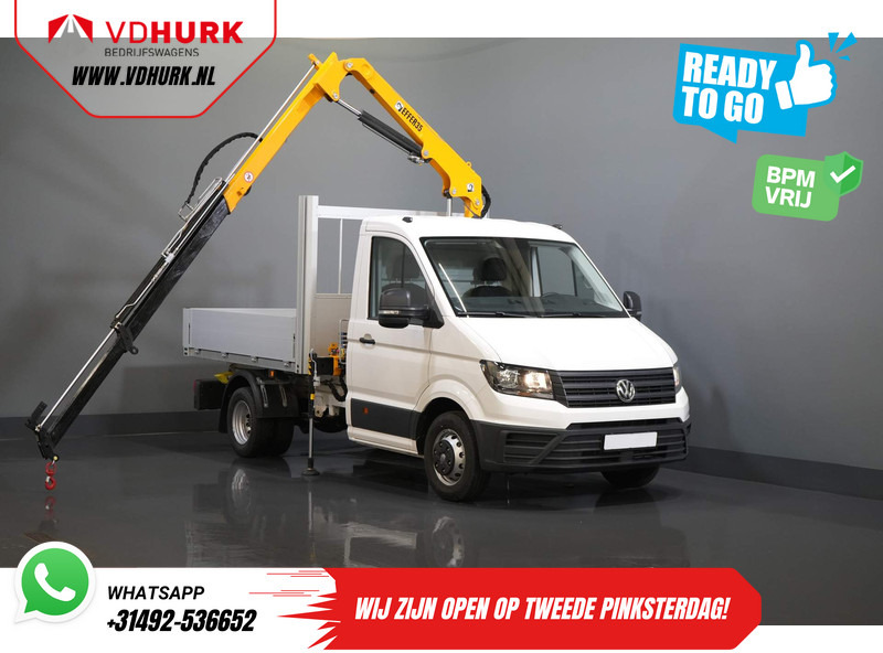 Volkswagen Crafter 50 165 pk Effer 352S Kraan/ Crane/ Kran/ Autokran/ PTO/ Open laadbak/ Dubbel Lucht - Pritsche Transporter: das Bild 1 Volkswagen Crafter 50 165 pk Effer 352S Kraan/ Crane/ Kran/ Autokran/ PTO/ Open laadbak/ Dubbel Lucht - Pritsche Transporter: das Bild 1