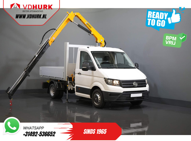Volkswagen Crafter 50 165 pk Effer 352S Kraan/ Crane/ Kran/ Autokran/ PTO/ Open laadbak/ Dubbel Lucht - Pritsche Transporter: das Bild 1 Volkswagen Crafter 50 165 pk Effer 352S Kraan/ Crane/ Kran/ Autokran/ PTO/ Open laadbak/ Dubbel Lucht - Pritsche Transporter: das Bild 1