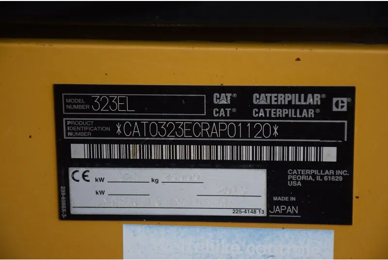 Kettenbagger Caterpillar 323E-stock id2: das Bild 11 Kettenbagger Caterpillar 323E-stock id2: das Bild 11
