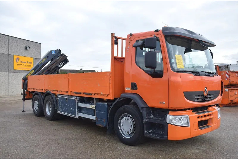 Renault Premium 410 - Pritsche LKW, Autokran: das Bild 4 Renault Premium 410 - Pritsche LKW, Autokran: das Bild 4