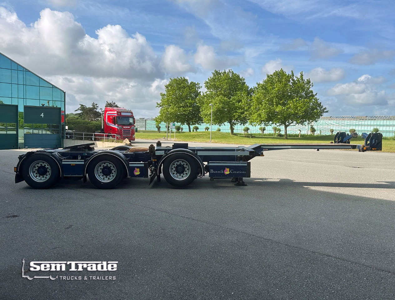D-TEC CTD-41-03D LZV Dolly Breaker BPW Axles TOP Condition NL Trailer - Container/ Wechselfahrgestell Auflieger: das Bild 5 D-TEC CTD-41-03D LZV Dolly Breaker BPW Axles TOP Condition NL Trailer - Container/ Wechselfahrgestell Auflieger: das Bild 5