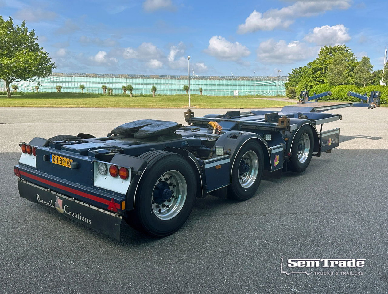 D-TEC CTD-41-03D LZV Dolly Breaker BPW Axles TOP Condition NL Trailer - Container/ Wechselfahrgestell Auflieger: das Bild 4 D-TEC CTD-41-03D LZV Dolly Breaker BPW Axles TOP Condition NL Trailer - Container/ Wechselfahrgestell Auflieger: das Bild 4