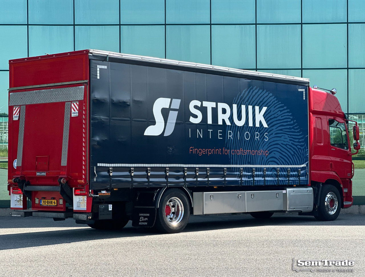 DAF CF 290 FA Space CAB Hardhouten Vloer 2500 KG Klep Nieuw Staat - Koffer LKW: das Bild 5 DAF CF 290 FA Space CAB Hardhouten Vloer 2500 KG Klep Nieuw Staat - Koffer LKW: das Bild 5