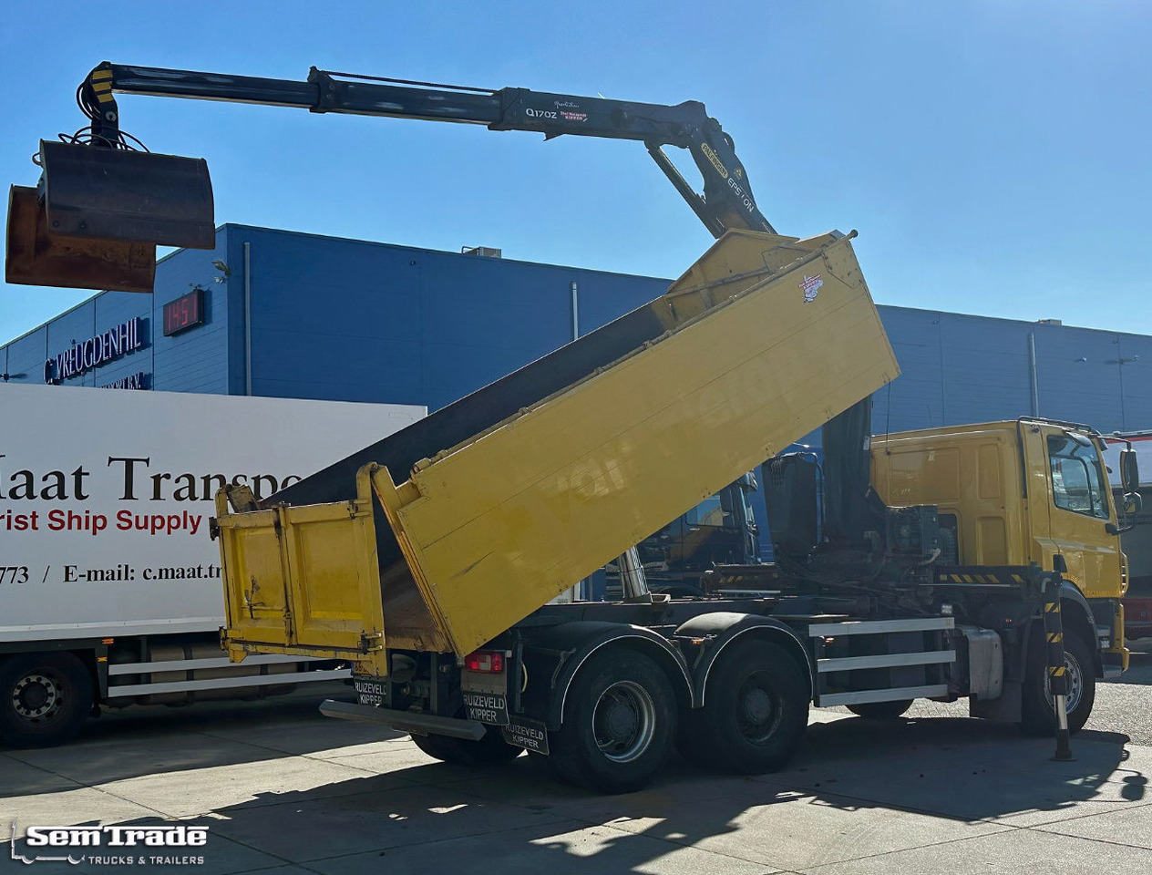 DAF CF 410 FAT 6X4 188.000 KM Palfinger 17 TON/Meter Kraan 2 Zijdige Ruizeveld K - Autokran: das Bild 3 DAF CF 410 FAT 6X4 188.000 KM Palfinger 17 TON/Meter Kraan 2 Zijdige Ruizeveld K - Autokran: das Bild 3
