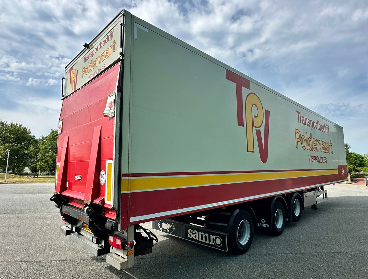 Samro 3-AS Stuuras 3 Tons Achtersluitklep - Kühlkoffer Auflieger: das Bild 5 Samro 3-AS Stuuras 3 Tons Achtersluitklep - Kühlkoffer Auflieger: das Bild 5