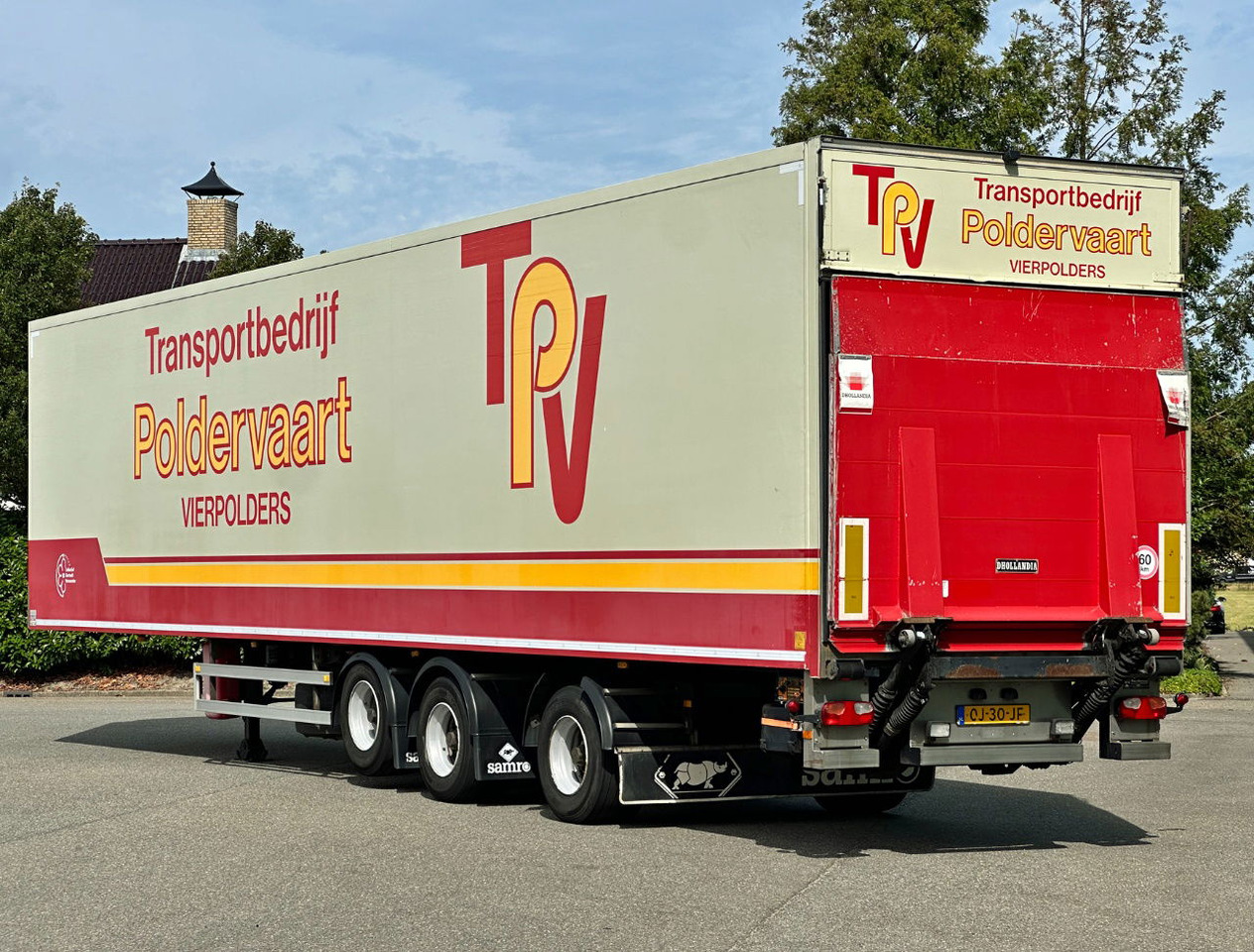 Samro 3-AS Stuuras 3 Tons Achtersluitklep - Kühlkoffer Auflieger: das Bild 3 Samro 3-AS Stuuras 3 Tons Achtersluitklep - Kühlkoffer Auflieger: das Bild 3