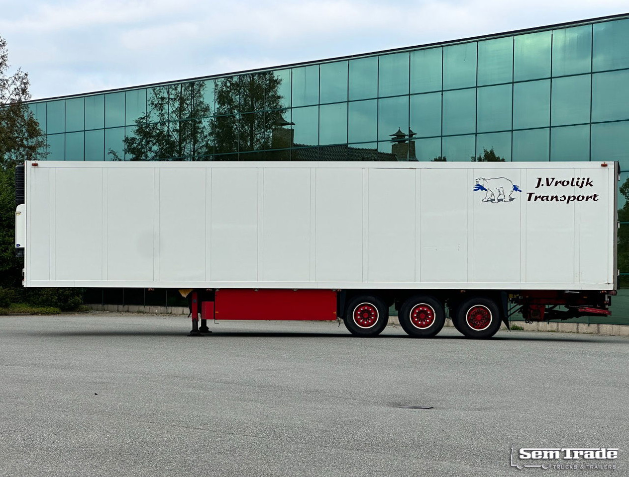 Schmitz Cargobull SKO 24 Carrier Maxima 1300 Flower Wide 2X Lift Axle - Kühlkoffer Auflieger: das Bild 2 Schmitz Cargobull SKO 24 Carrier Maxima 1300 Flower Wide 2X Lift Axle - Kühlkoffer Auflieger: das Bild 2