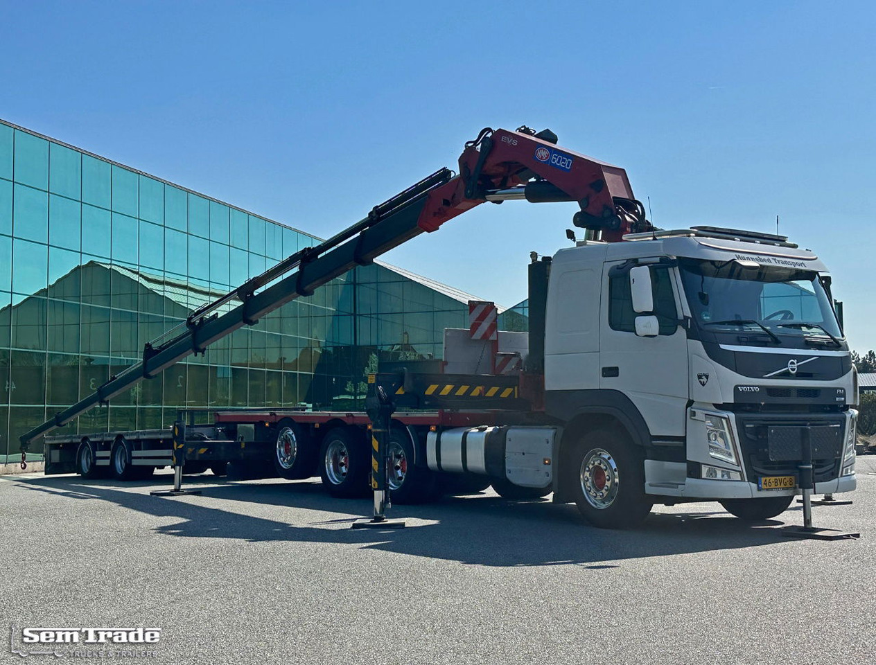Volvo FMX 540 8X4 HMF 6020 K8 Kraan 231.000 KM + 2023 Sterk Trailer Super Condit - Autokran: das Bild 5 Volvo FMX 540 8X4 HMF 6020 K8 Kraan 231.000 KM + 2023 Sterk Trailer Super Condit - Autokran: das Bild 5