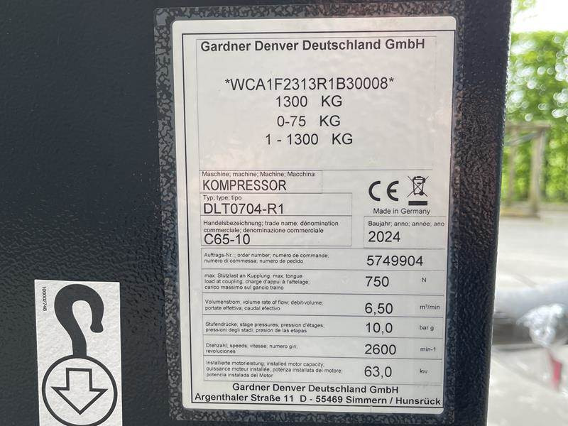 Luftkompressor Compair C 65 - 10 - N: das Bild 14
