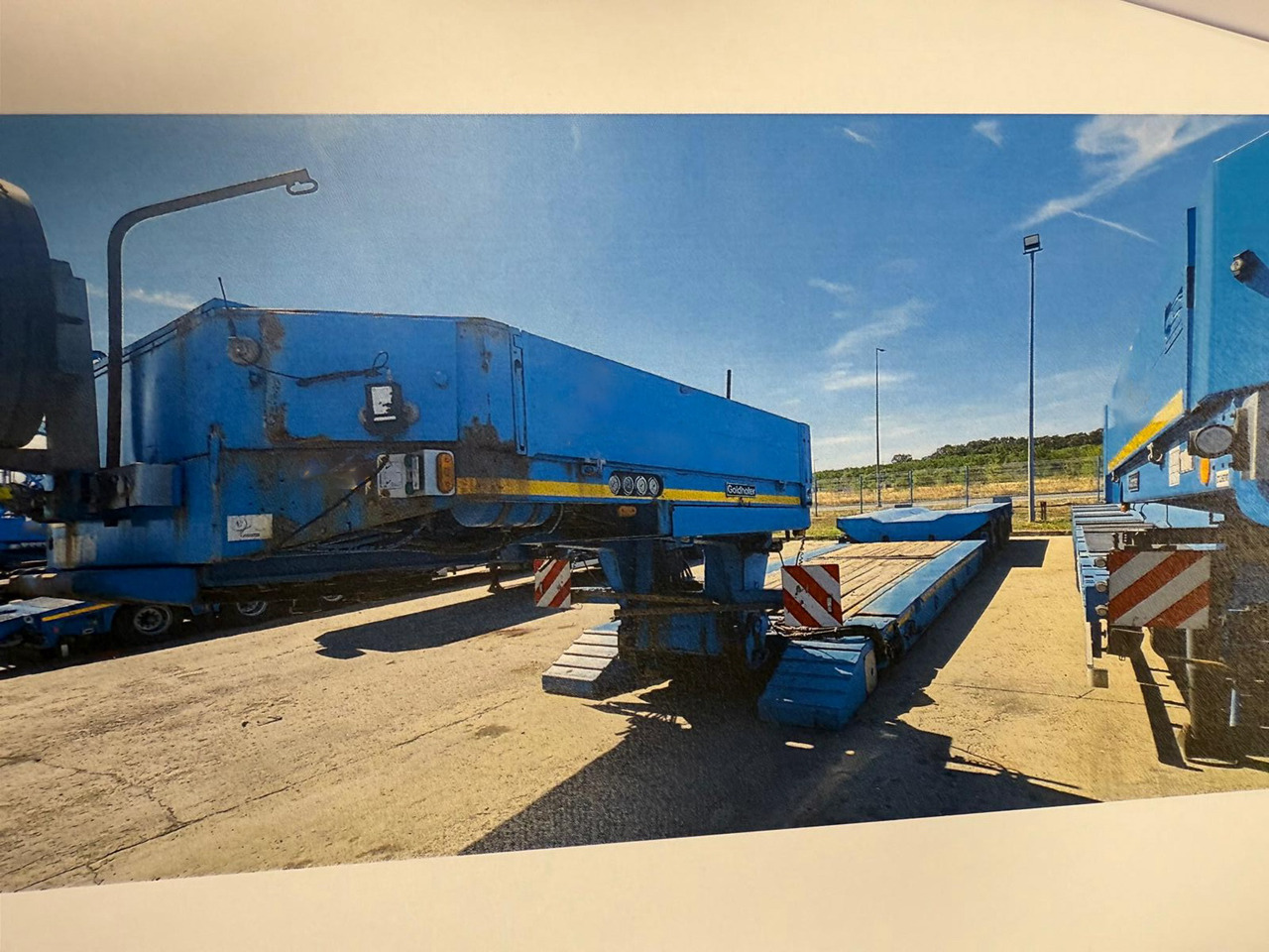 Golfhofer STZ-VKL 3-34/80A with Extension beam´s - Tieflader Anhänger: das Bild 1 Golfhofer STZ-VKL 3-34/80A with Extension beam´s - Tieflader Anhänger: das Bild 1