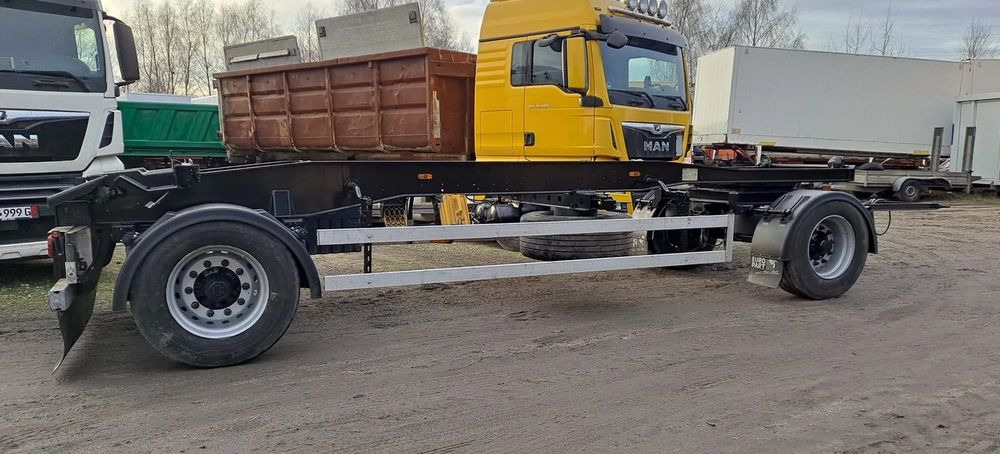 Huffermann Przyczepa na wózku HAR 1870 do hakowca - Abrollanhänger/ Absetzanhänger: das Bild 1 Huffermann Przyczepa na wózku HAR 1870 do hakowca - Abrollanhänger/ Absetzanhänger: das Bild 1