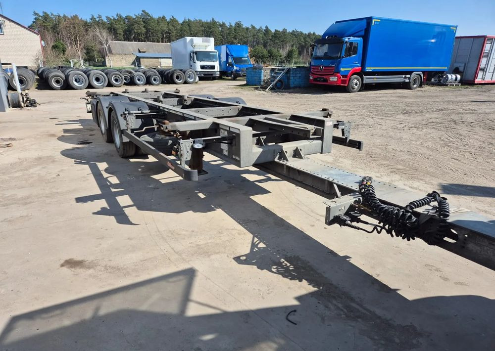 Wecon Przyczepa jumbo tandem Wecon BDF Krone, ocynkowana - Container/ Wechselfahrgestell Anhänger: das Bild 1 Wecon Przyczepa jumbo tandem Wecon BDF Krone, ocynkowana - Container/ Wechselfahrgestell Anhänger: das Bild 1
