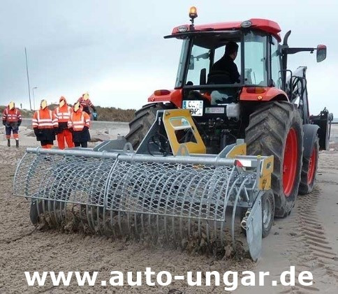 Kommunal-/ Sonderfahrzeug Beachtech Legiret Geomonier Beach Tech Strandreiniger Sandreiniger Traktoranbau Beachcleaner: das Bild 14