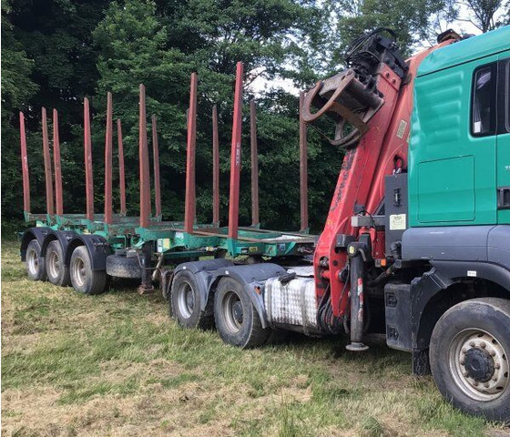 MAN TGA 33.480 - Holztransporter, Autokran: das Bild 4 MAN TGA 33.480 - Holztransporter, Autokran: das Bild 4
