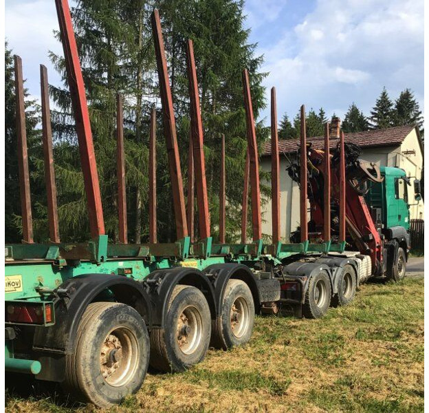 MAN TGA 33.480 - Holztransporter, Autokran: das Bild 2 MAN TGA 33.480 - Holztransporter, Autokran: das Bild 2