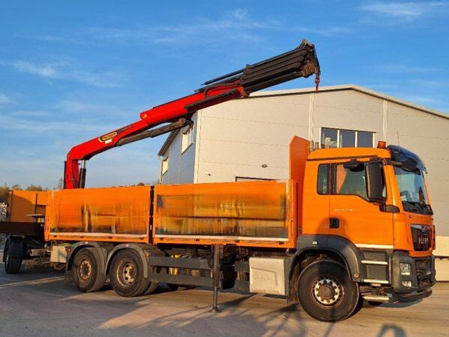 MAN TGS 26.440 - Pritsche LKW, Autokran: das Bild 1 MAN TGS 26.440 - Pritsche LKW, Autokran: das Bild 1