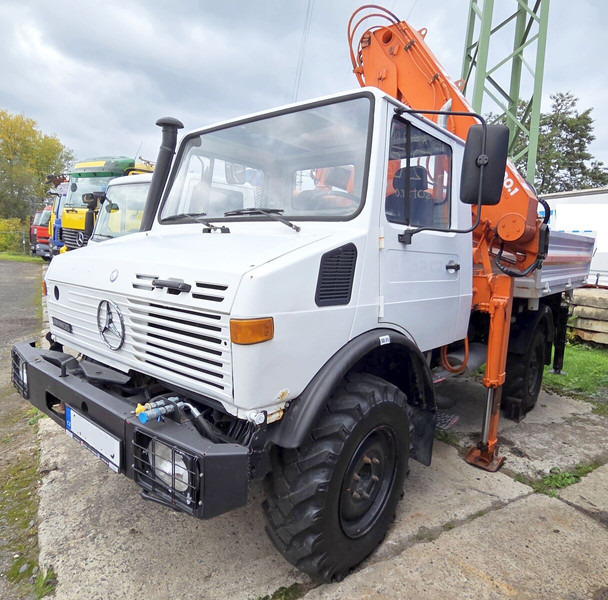 Mercedes-Benz UNIMOG 427.11 +12m! - Kipper, Autokran: das Bild 4 Mercedes-Benz UNIMOG 427.11 +12m! - Kipper, Autokran: das Bild 4