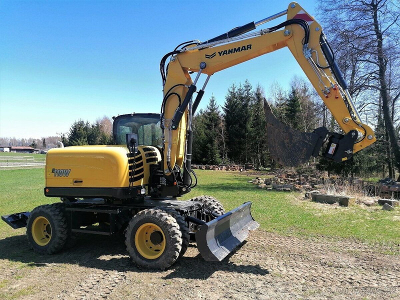 Yanmar B110 W - Mobilbagger: das Bild 1 Yanmar B110 W - Mobilbagger: das Bild 1