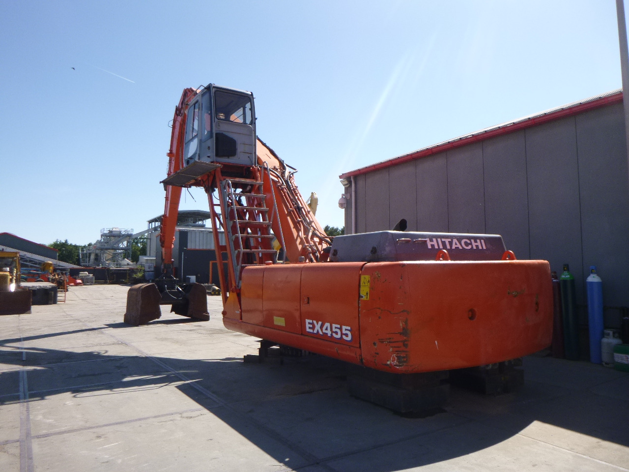 FIAT-HITACHI EX455 Stationary dock/ship material handler - Umschlagbagger: das Bild 3 FIAT-HITACHI EX455 Stationary dock/ship material handler - Umschlagbagger: das Bild 3