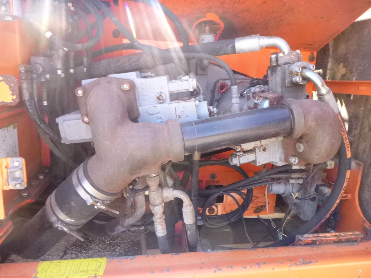 Umschlagbagger FIAT-HITACHI EX455 Stationary dock/ship material handler: das Bild 14
