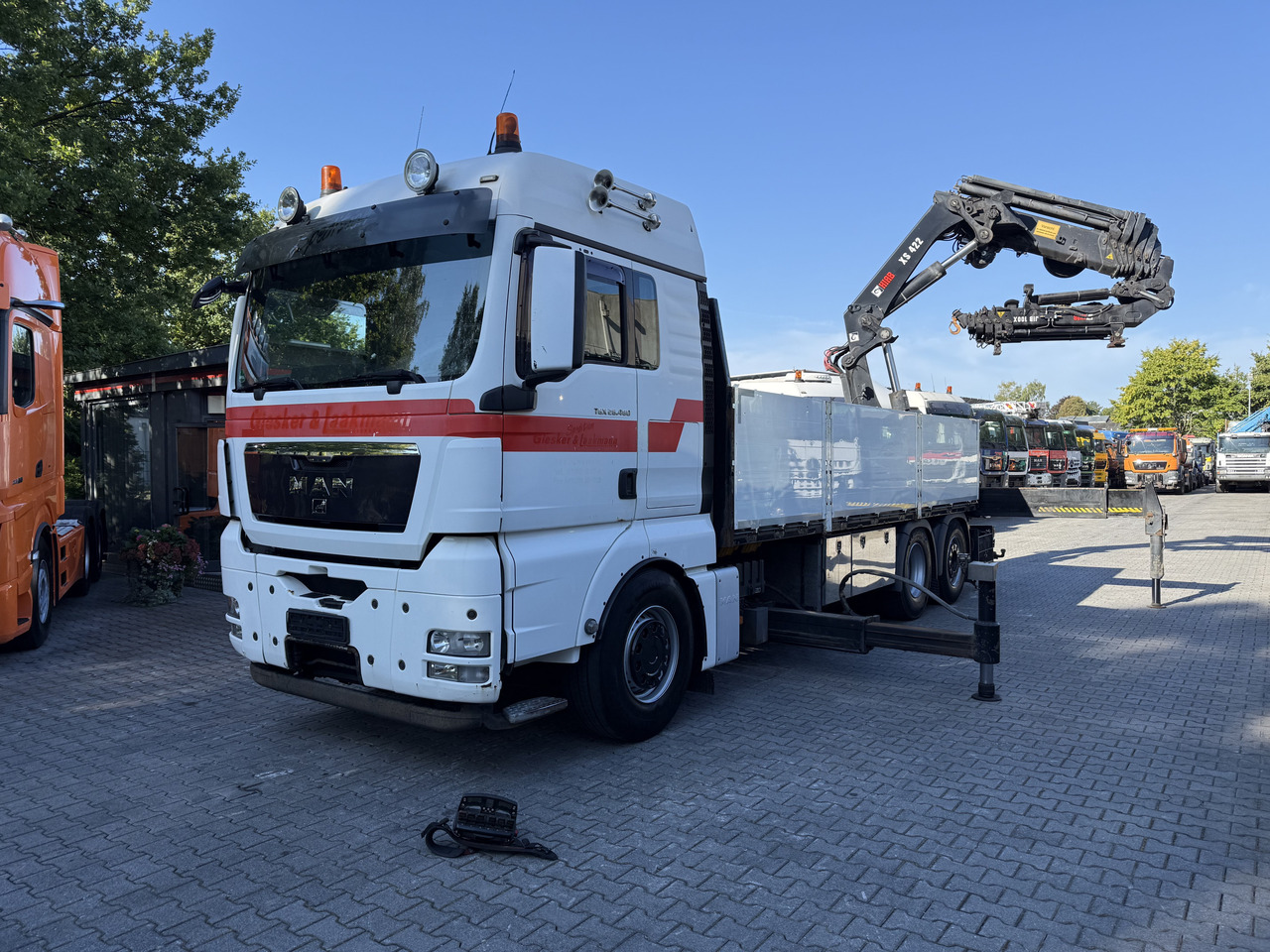 MAN TGX 26.480 6X2 Hiab 422 + Jib + Winde - Pritsche LKW, Autokran: das Bild 1 MAN TGX 26.480 6X2 Hiab 422 + Jib + Winde - Pritsche LKW, Autokran: das Bild 1