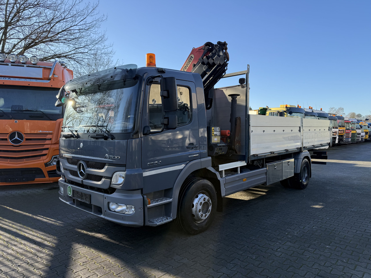 Mercedes-Benz Atego 1524 Palfinger 12002 bis 19 Meter - Pritsche LKW, Autokran: das Bild 1 Mercedes-Benz Atego 1524 Palfinger 12002 bis 19 Meter - Pritsche LKW, Autokran: das Bild 1