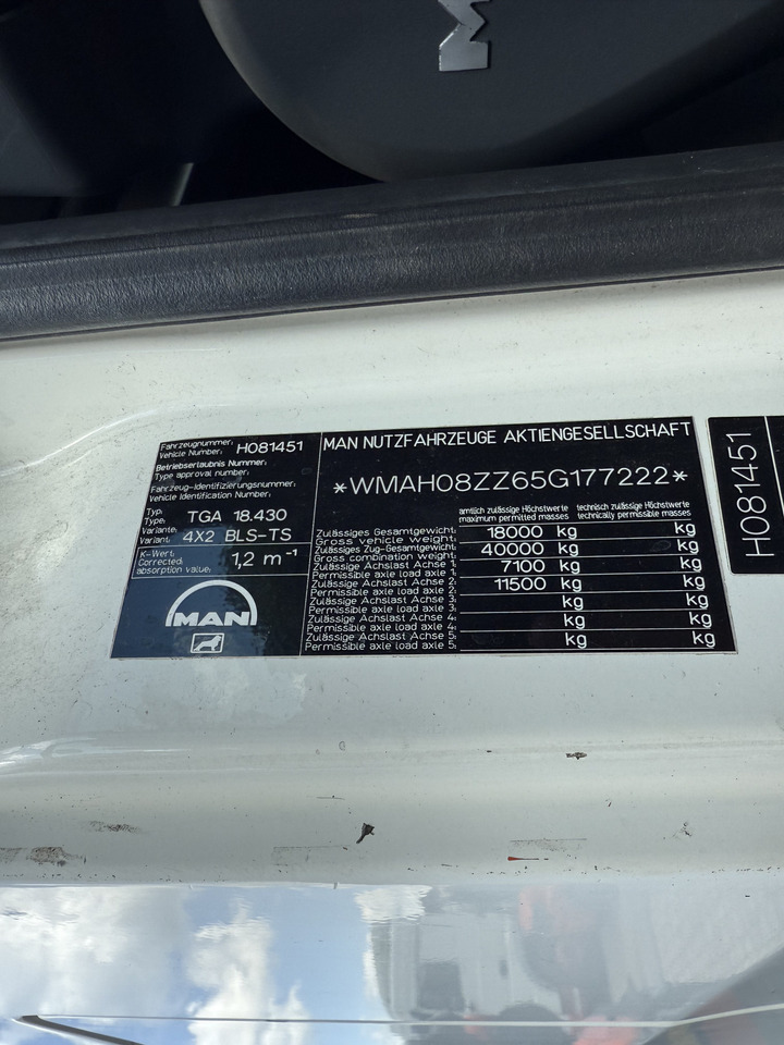 MAN TGA 18.430 Kran Palfinger 16502 Jib 26.5 Meter - Sattelzugmaschine: das Bild 5 MAN TGA 18.430 Kran Palfinger 16502 Jib 26.5 Meter - Sattelzugmaschine: das Bild 5