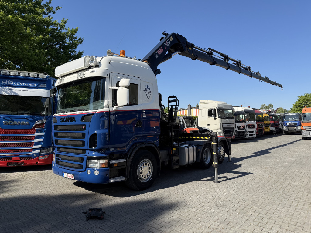 Scania R400 6X2 Kran Hiab 377-8 bis 25 Meter - Autokran, Sattelzugmaschine: das Bild 1 Scania R400 6X2 Kran Hiab 377-8 bis 25 Meter - Autokran, Sattelzugmaschine: das Bild 1