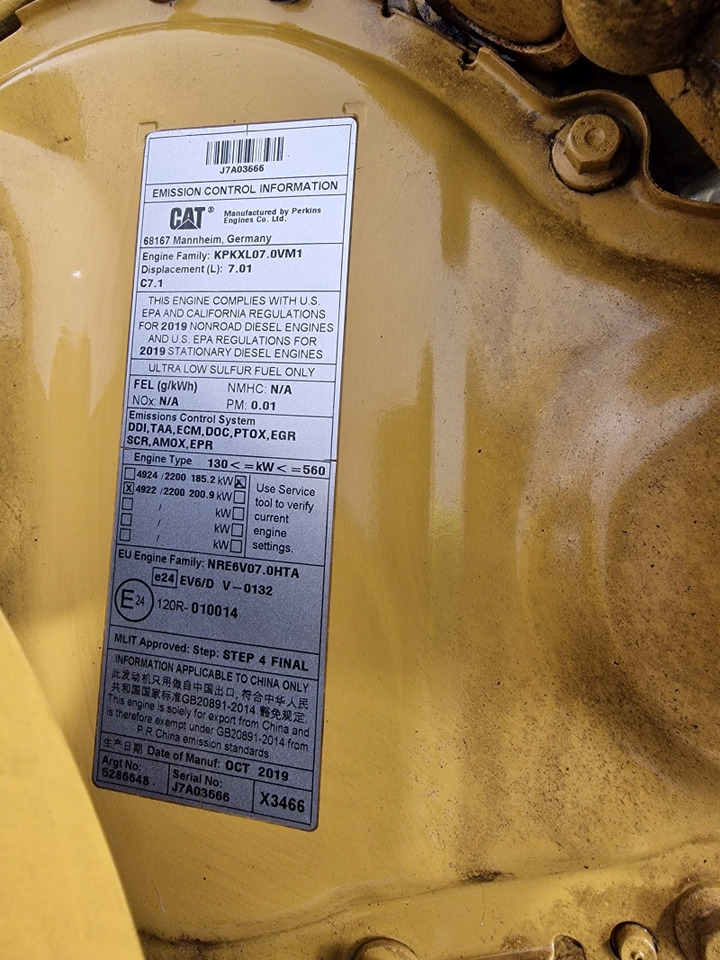 Caterpillar C7.1 950M Wheel Loader Engine (Plant) - Motor für Baumaschine: das Bild 3 Caterpillar C7.1 950M Wheel Loader Engine (Plant) - Motor für Baumaschine: das Bild 3