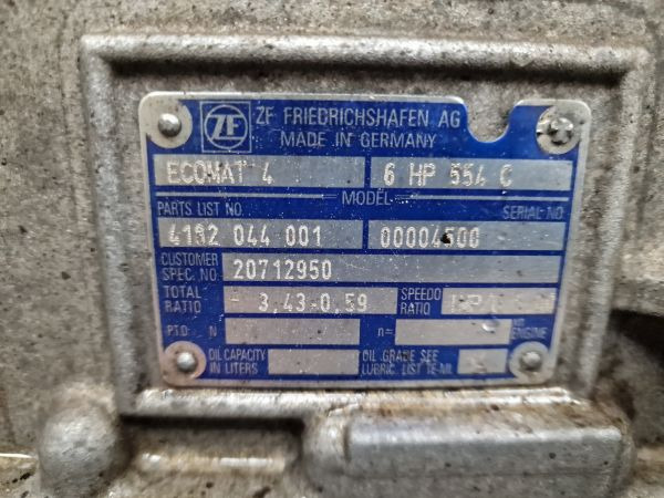 ZF Ecomat 4 6HP554C Gearbox - Getriebe: das Bild 2 ZF Ecomat 4 6HP554C Gearbox - Getriebe: das Bild 2