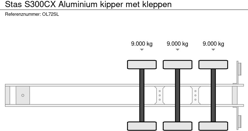 Stas S300CX Aluminium kipper met kleppen - Kipper Auflieger: das Bild 5 Stas S300CX Aluminium kipper met kleppen - Kipper Auflieger: das Bild 5