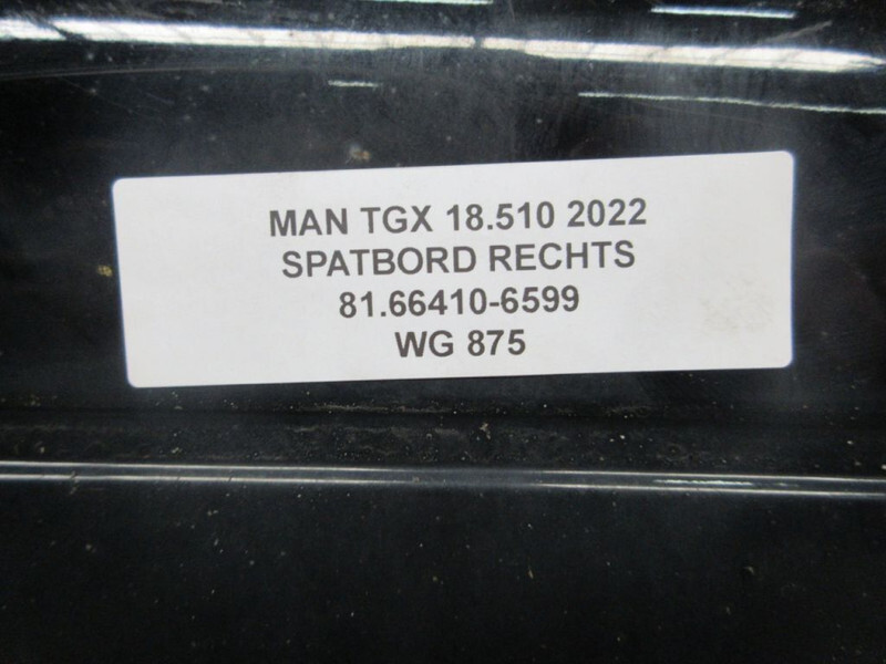 Karosserie und Außen für LKW MAN 81.66410-6604/81.66410-6599/81.25225-6583/81.25225-6576 spatbord set MAN MODEL 2022: das Bild 10