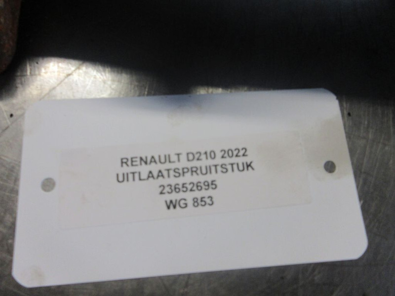 Renault 23652695 UITLAATSPRUITSTEUK RENAULT D 210 EURO 6 - Abgaskrümmer für LKW: das Bild 2 Renault 23652695 UITLAATSPRUITSTEUK RENAULT D 210 EURO 6 - Abgaskrümmer für LKW: das Bild 2