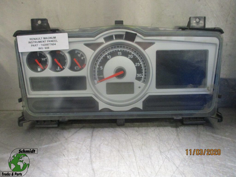 Renault MAGNUM 7420977604 INSTRUMENT PANEEL - Armaturenbrett für LKW: das Bild 1 Renault MAGNUM 7420977604 INSTRUMENT PANEEL - Armaturenbrett für LKW: das Bild 1