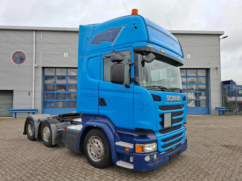 Scania R450 / RETARDER / LIFT+LENKACHSE / GERMAN TRUCK / MEGA / FIFTH WHEEL HEIGHT:100CM / PARK-AIRCO / LWDS / EURO-6 / 2016 - Sattelzugmaschine: das Bild 2 Scania R450 / RETARDER / LIFT+LENKACHSE / GERMAN TRUCK / MEGA / FIFTH WHEEL HEIGHT:100CM / PARK-AIRCO / LWDS / EURO-6 / 2016 - Sattelzugmaschine: das Bild 2