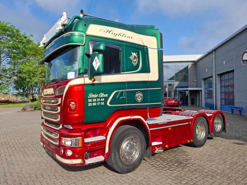 Scania R580 V8 / ONLY:478179KM / HYDRAULICS / LEATHER / AUTOMATIC / EURO-6 / 2016 - Sattelzugmaschine: das Bild 1 Scania R580 V8 / ONLY:478179KM / HYDRAULICS / LEATHER / AUTOMATIC / EURO-6 / 2016 - Sattelzugmaschine: das Bild 1