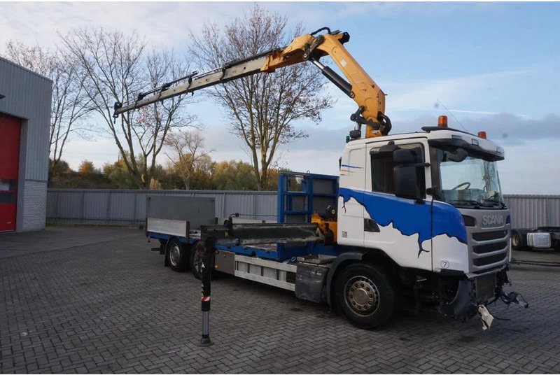 Scania G490 / ENGINE RUNNING / RETARDER / EFFER 255-5S CRANE REMOTE / PLATFORM / FULL-AIR / AUTOMATIC / EURO-6 / 2014 - Autokran: das Bild 3 Scania G490 / ENGINE RUNNING / RETARDER / EFFER 255-5S CRANE REMOTE / PLATFORM / FULL-AIR / AUTOMATIC / EURO-6 / 2014 - Autokran: das Bild 3