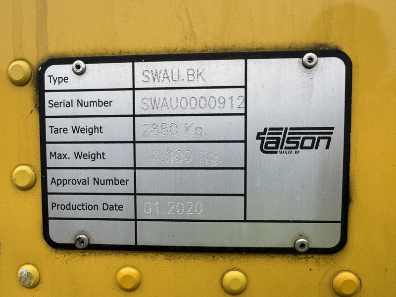 Talson SWAU.BK Wechselbrücke, Wissellaadbak, Swap body, BDF. Kein Krone - Hakenlift/ Absetzkipper System: das Bild 5 Talson SWAU.BK Wechselbrücke, Wissellaadbak, Swap body, BDF. Kein Krone - Hakenlift/ Absetzkipper System: das Bild 5