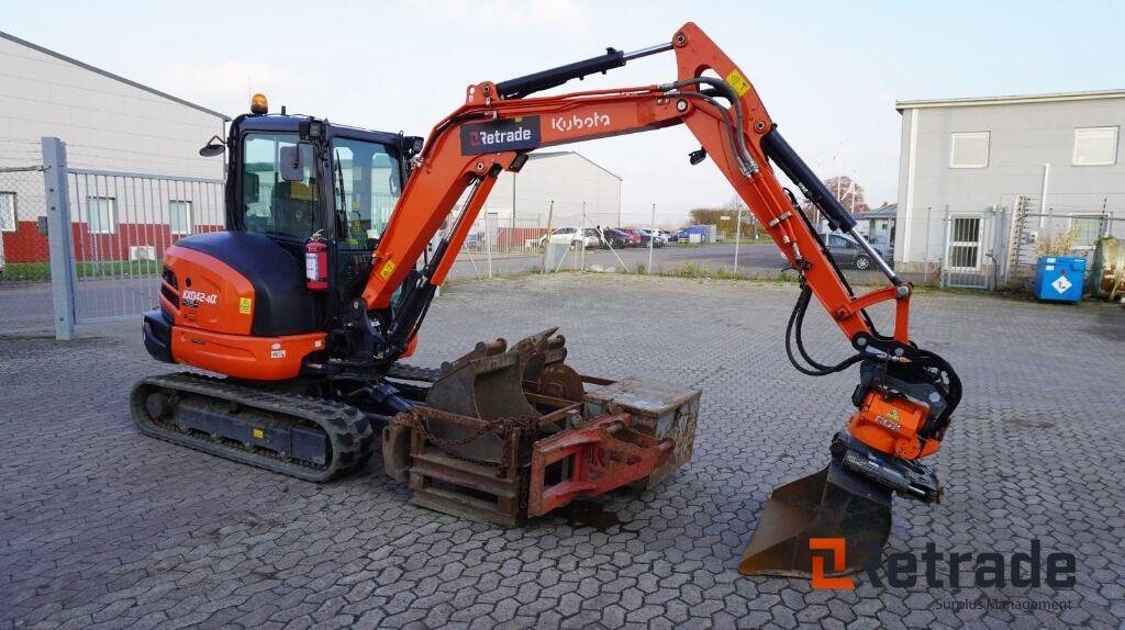 Minigrävare Kubota KX 042-4A Grävsystem - Baumaschine: das Bild 3 Minigrävare Kubota KX 042-4A Grävsystem - Baumaschine: das Bild 3