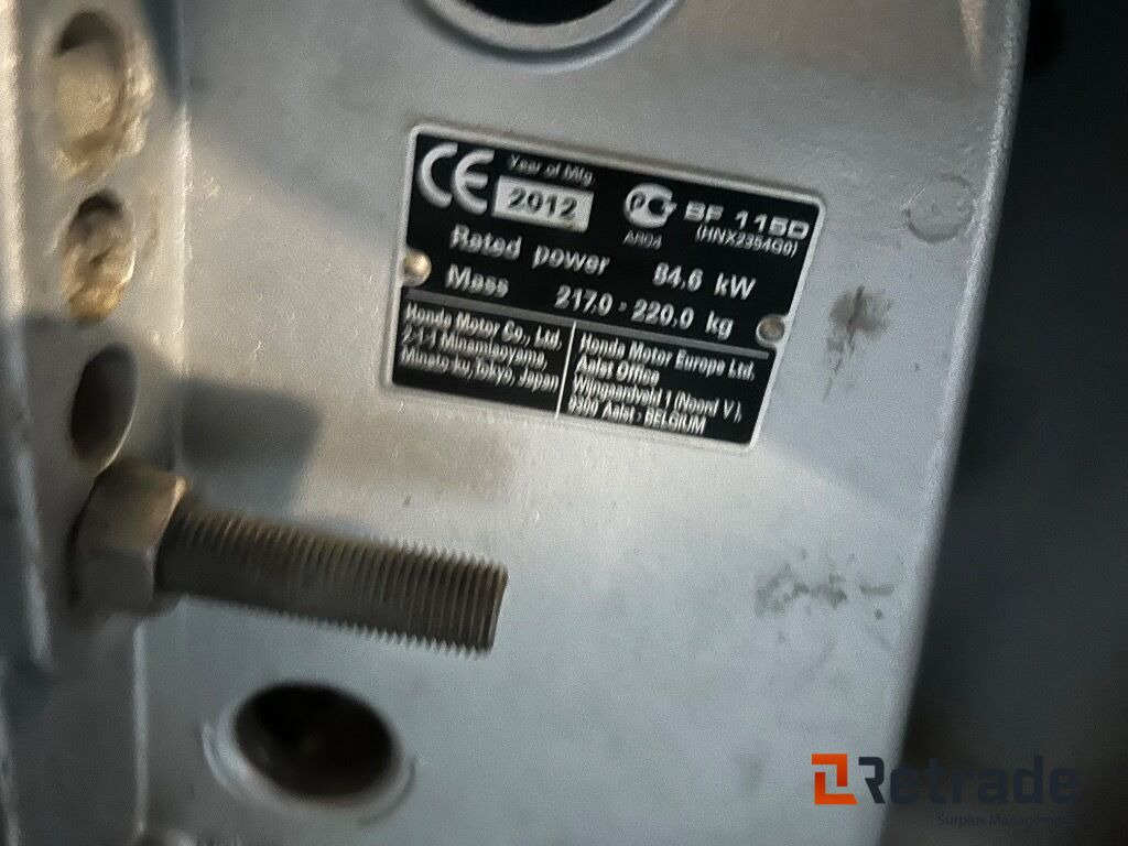 2012 Båt motor Honda Four Stroke 115 hk - Ersatzteile: das Bild 4 2012 Båt motor Honda Four Stroke 115 hk - Ersatzteile: das Bild 4