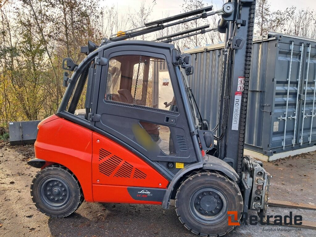 Industriemaschine Truck Linde H45D-02 med Duplex mast og Combo-aggregator: das Bild 15