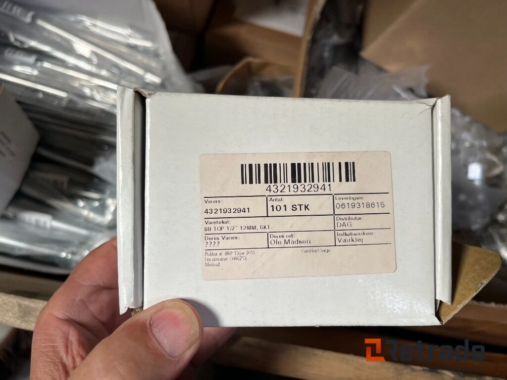 Værkstedsudstyr Lot med DIV. Toppe 1/2- 3/8 - 1/4 toppe - Industriemaschine: das Bild 5 Værkstedsudstyr Lot med DIV. Toppe 1/2- 3/8 - 1/4 toppe - Industriemaschine: das Bild 5