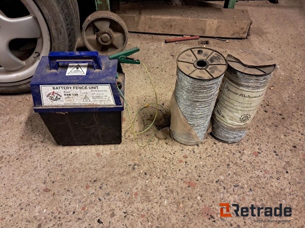 1000 m Elhegn med hegnsapparat fra Electric Shepherd ESB 125 - Landmaschine: das Bild 1 1000 m Elhegn med hegnsapparat fra Electric Shepherd ESB 125 - Landmaschine: das Bild 1