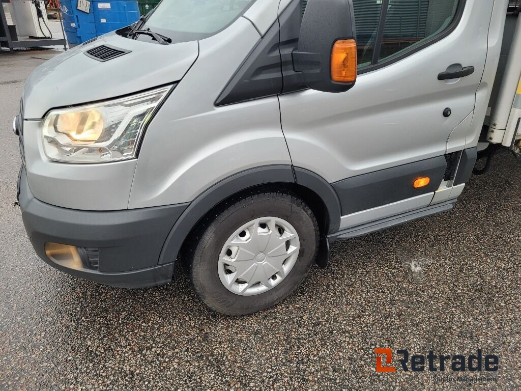 PKW Lätt lastbil med flak och kran , Ford Transit 350  2.2 TDCi: das Bild 11